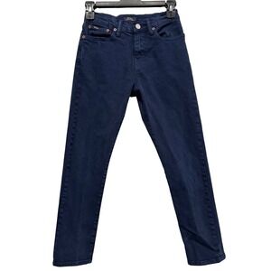 Polo Ralph Lauren Sullivan Slim Navy Blue Jeans Kids Size 12 Adjustable Waist